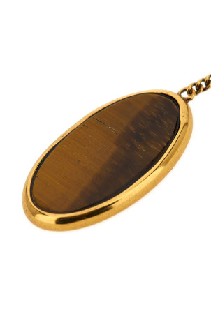 Stone necklace Gold