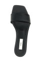 Lizard leather sandals Black