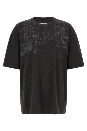 'Numeric' T-shirt Black
