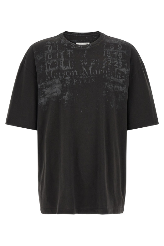 'Numeric' T-shirt Black