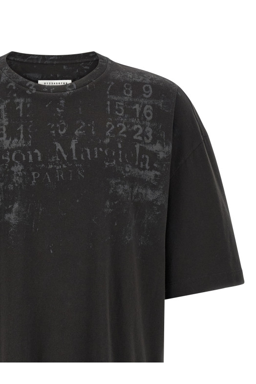 'Numeric' T-shirt Black