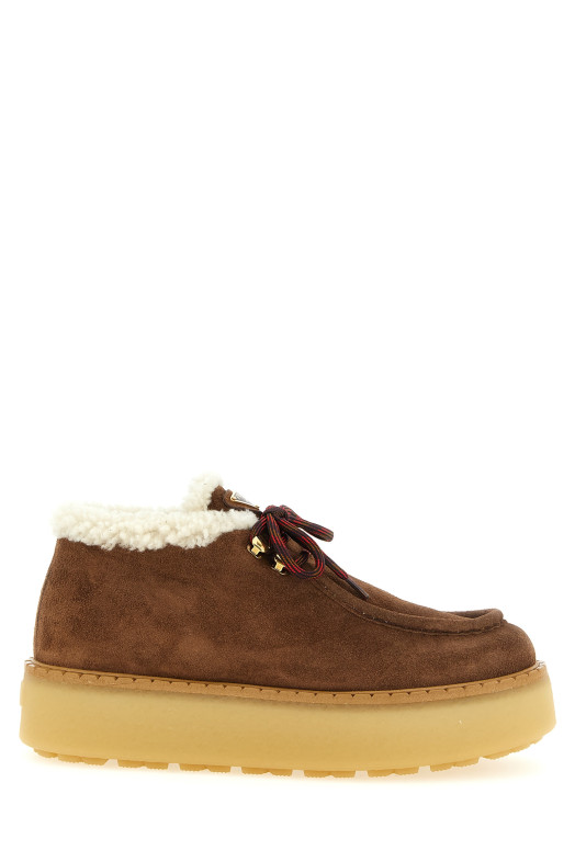 Suede lace ups  Brown