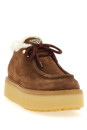 Suede lace ups  Brown