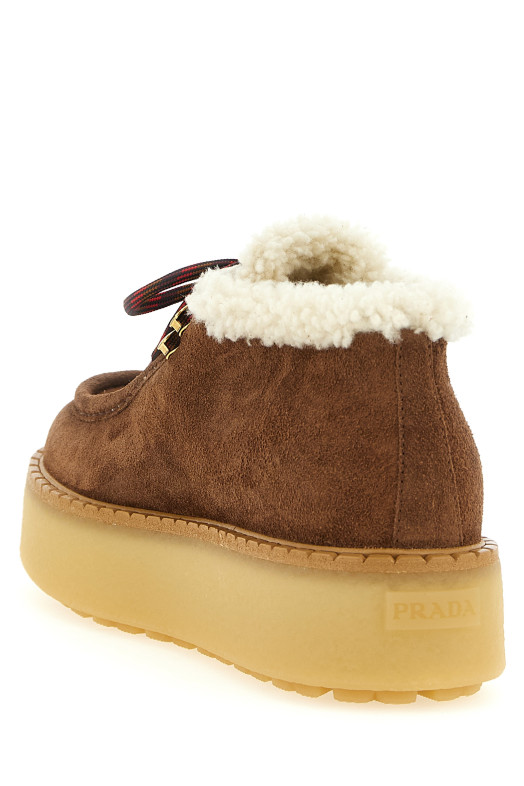 Suede lace ups  Brown