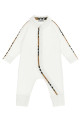 Baby set 'Hamilton' jumpsuit + cap + bib  White