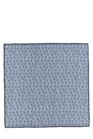 Polka dot pocket clutch bag  Blue