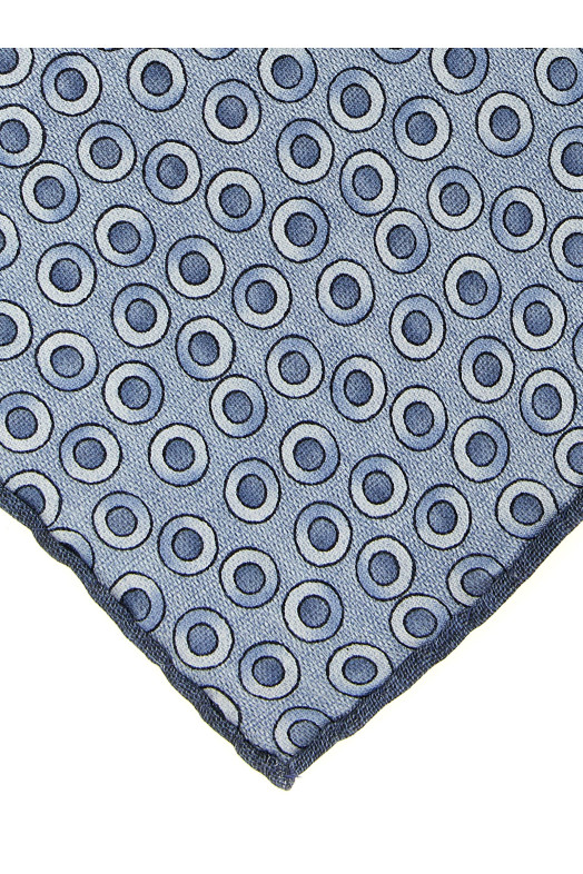 Polka dot pocket clutch bag  Blue