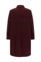 Cashmere double-breasted coat  Bordeaux