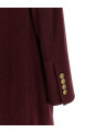 Cashmere double-breasted coat  Bordeaux