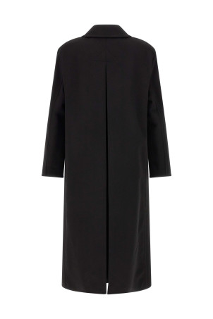 'Luxury Melton DB Officer' coat  Black