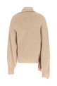 Sweater with scarf  Beige