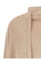 Sweater with scarf  Beige