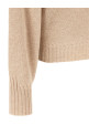 Sweater with scarf  Beige