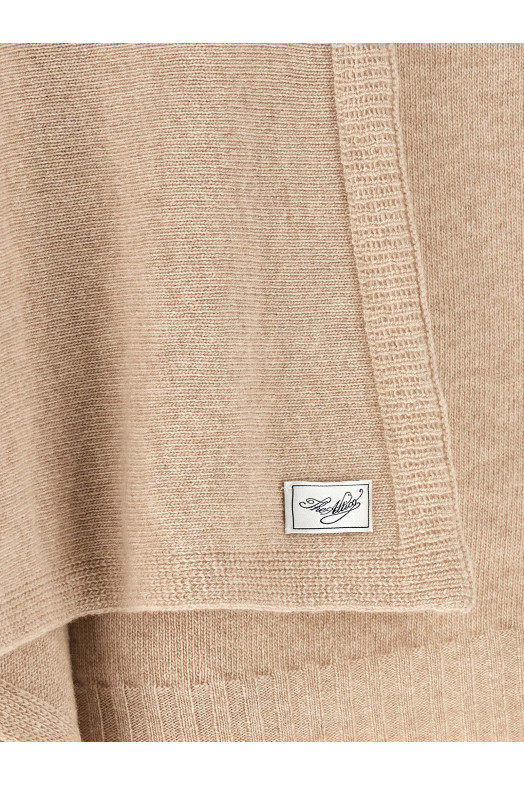 Sweater with scarf  Beige