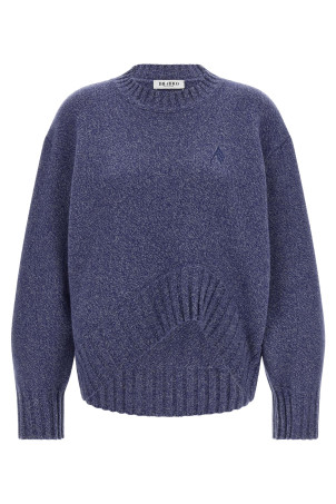 Asymmetrical hem sweater  Blue