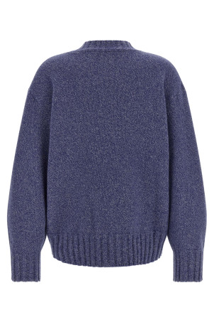 Asymmetrical hem sweater  Blue