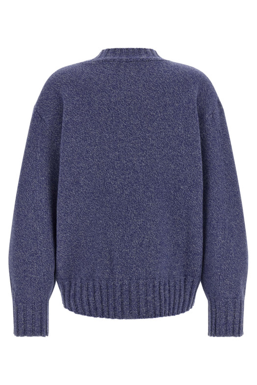 Asymmetrical hem sweater  Blue