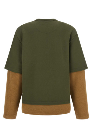 Trompe l'oeil sweatshirt  Green