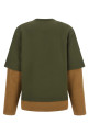 Trompe l'oeil sweatshirt  Green