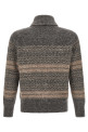 'Nordic Jacquard' cardigan  Gray