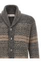 'Nordic Jacquard' cardigan  Gray