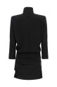Structured shoulder dress  Black