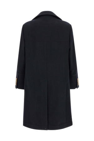 Double-breasted coat  Blue