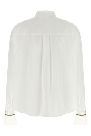 'Shiny Cuffs' shirt  White