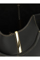 Small metal plate shopping bag Black