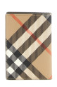 Check card holder Beige