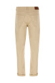 Coat of arms embroidery jeans Beige