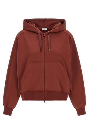 'Solomei AD MCCCXCI' hoodie Bordeaux