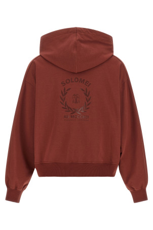 'Solomei AD MCCCXCI' hoodie Bordeaux