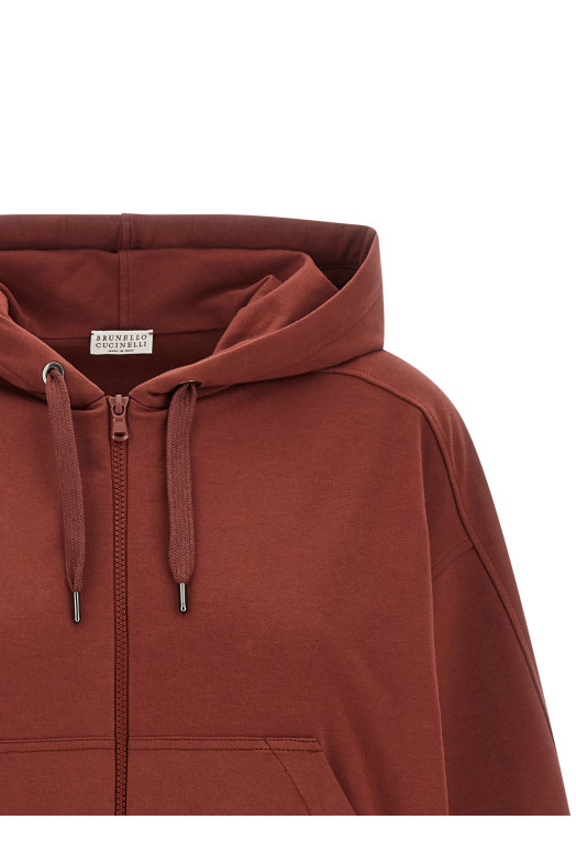 'Solomei AD MCCCXCI' hoodie Bordeaux
