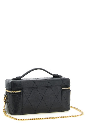 'Charlie' vanity case crossbody bag Black