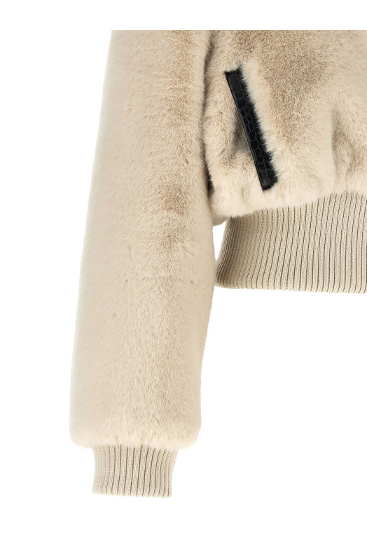 Короткая куртка, бежевого цвета PINKO 107040A3E7C32