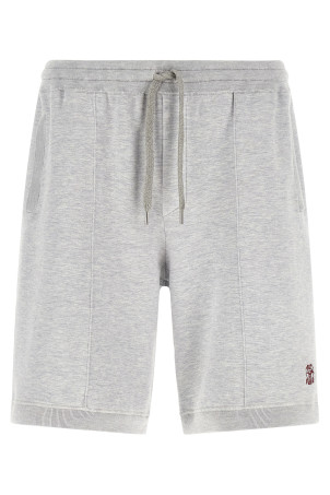 Double knit bermuda shorts Gray
