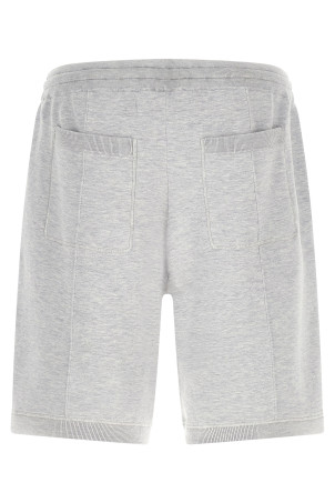 Double knit bermuda shorts Gray