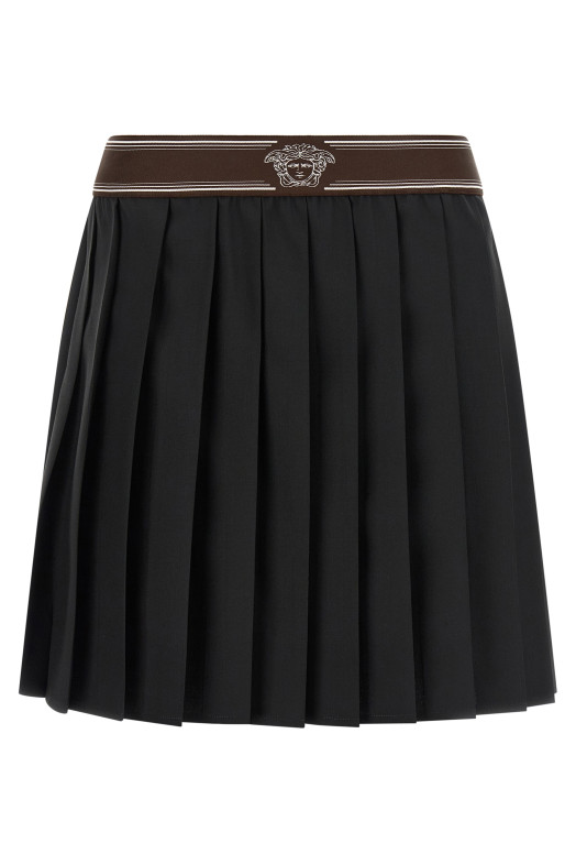 Pleated skirt Black