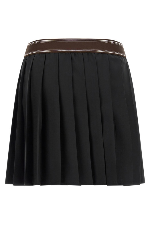 Pleated skirt Black