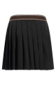 Pleated skirt Black