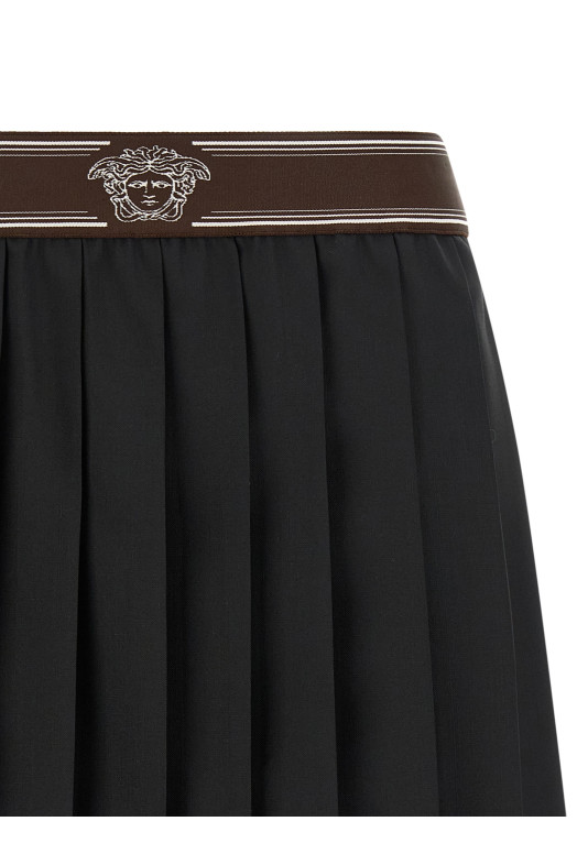 Pleated skirt Black