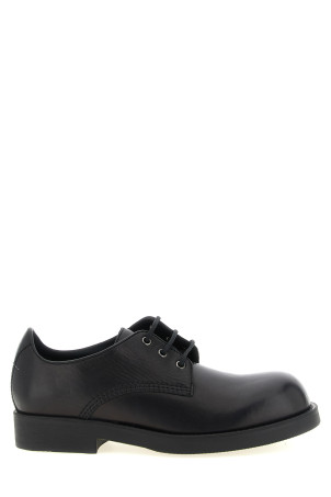 'Biker' lace up shoes Black