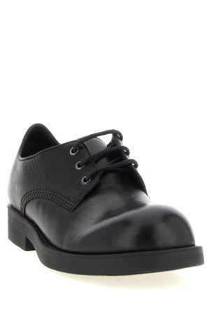 'Biker' lace up shoes Black