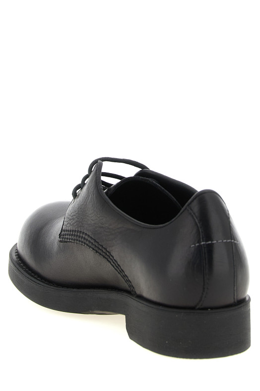 'Biker' lace up shoes Black