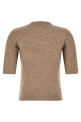 Micro sequin t-shirt Beige