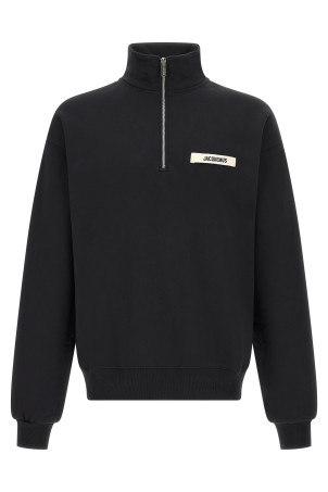 'Le Camionneur Gros Grain' sweatshirt Black