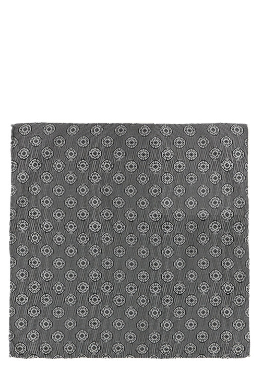 Silk clutch bag Gray