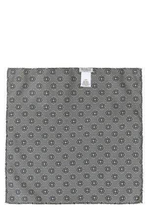 Silk clutch bag Gray