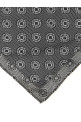 Silk clutch bag Gray